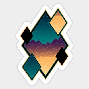 Diamond Desert Sticker